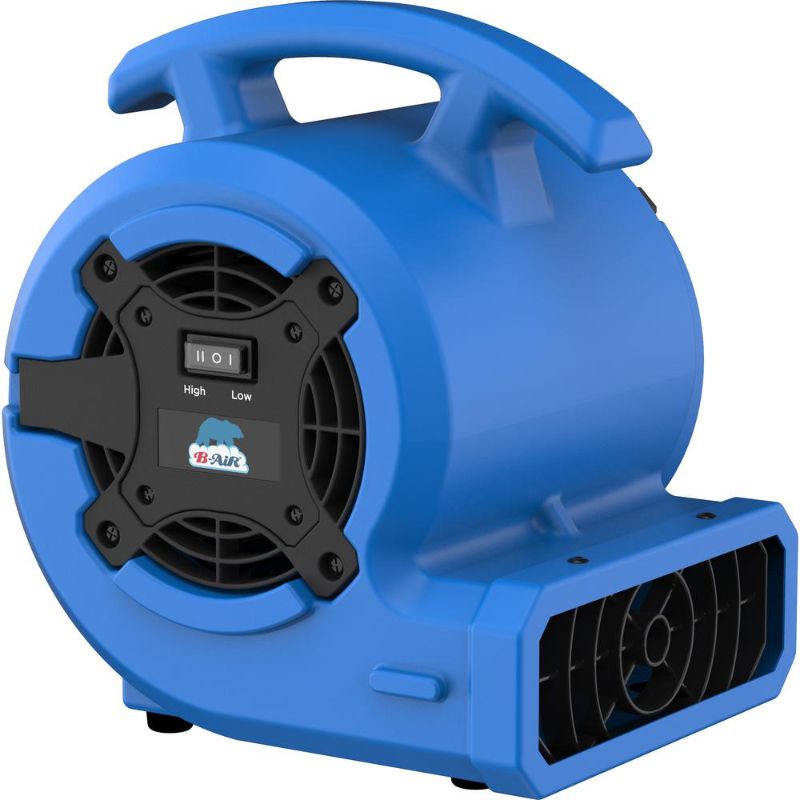 Photo 1 of **PREV OWNED** 1/8 HP Air Mover Carpet Dryer Floor Blower Fan for Home Use in Blue