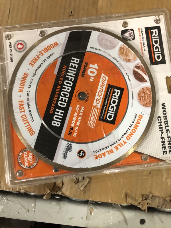 Photo 2 of 10 in. Reinforced Hub Tile Diamond Blade