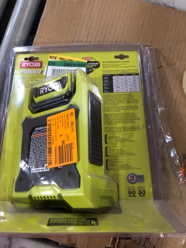 Photo 3 of RYOBI RYi300BG 300-Watt Powered Inverter for 40-Volt Battery