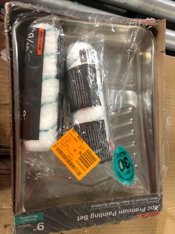 Photo 1 of *Missing brush* 6-Piece Microfiber Paint Tray Kit