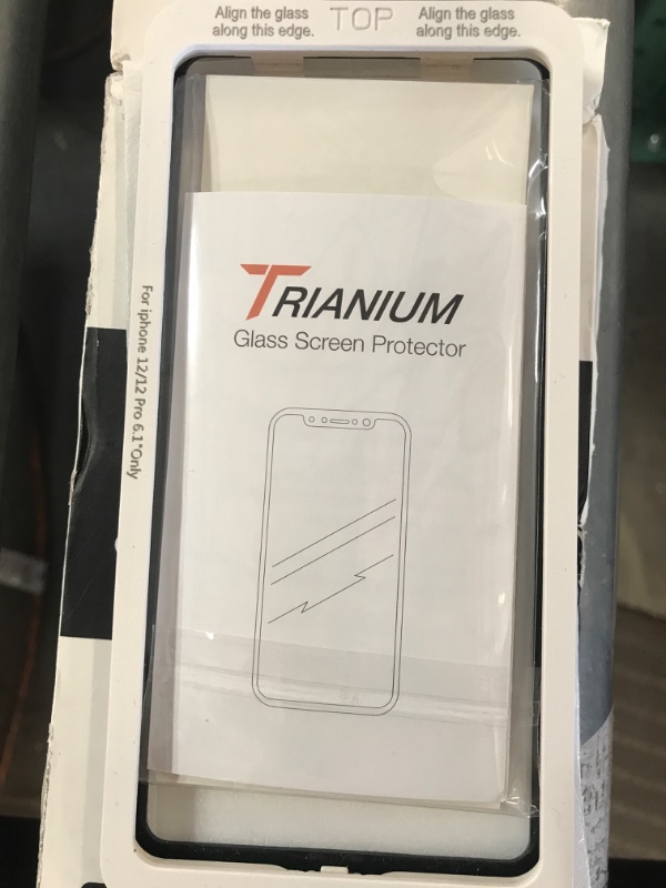 Photo 1 of iPhone 12 tempered glass screen protector 