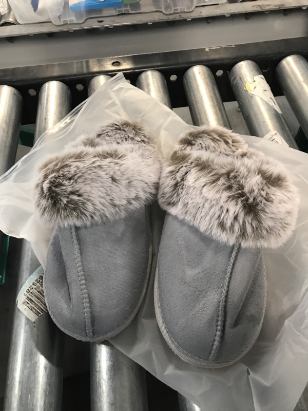 Photo 2 of *SEE NOTES*MORMIRAC Memory Foam House Slippers, Size EU 38/39, Color Gray