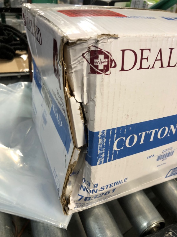 Photo 3 of *OUTER BOX DAMAGED* Dealmed Cotton Balls – 4000 Count Medium Cotton Balls