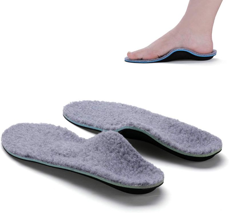 Photo 1 of Walkomfy Winter Warm Insoles Arch Support Insoles, Women's 13-13.5, Men's 11-11.5