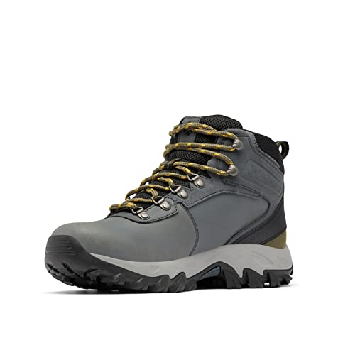 Photo 1 of Columbia Men's Newton Ridge Plus II Waterproof Hiking Boot Shoe, Graphite/Black, 10