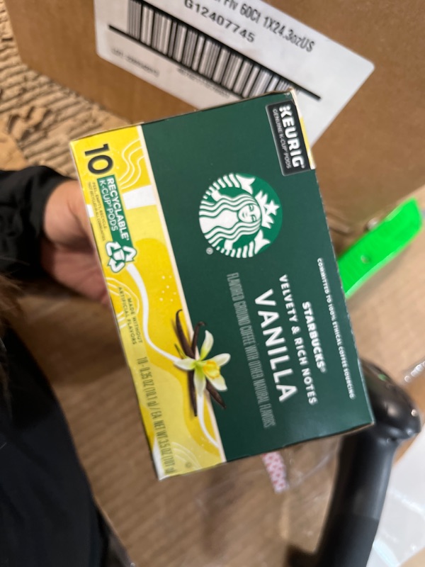 Photo 2 of Starbucks Flavored Coffee K-Cup Pods, Vanilla Flavored Coffee,