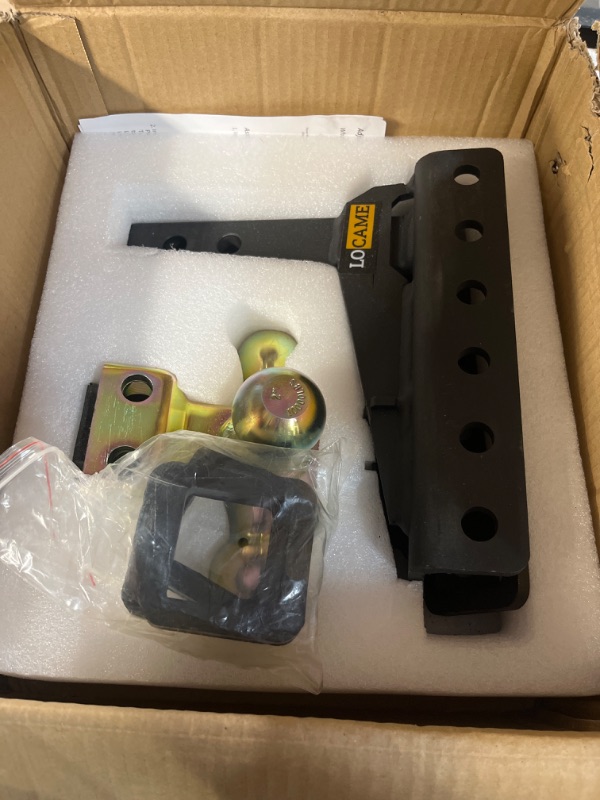 Photo 1 of LOCAME Adjustable Trailer Hitch, Tri-Ball (1-7/8" , 2", 2-5/16"), 
