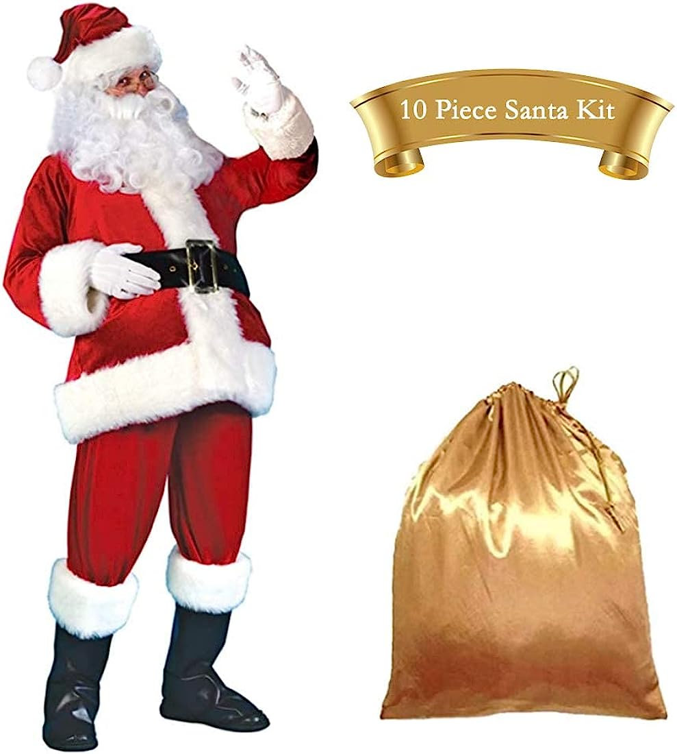 Photo 1 of soyond Men's Christmas Santa Suit