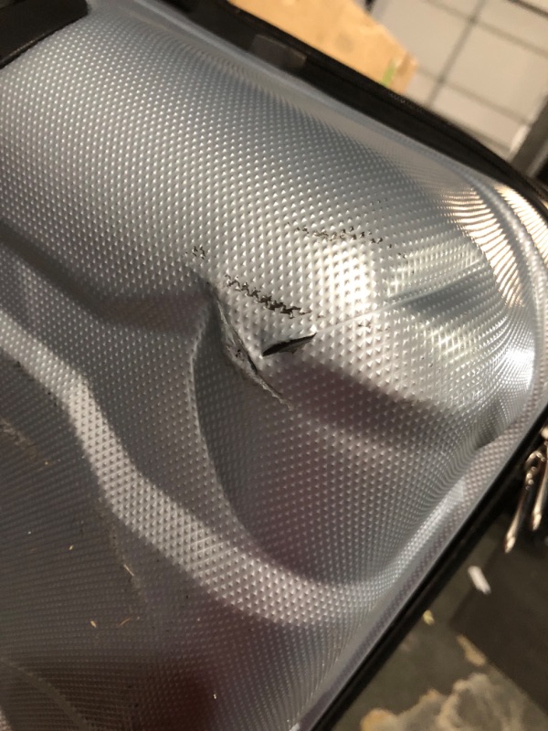 Photo 1 of **SEE NOTES**
Samsonite Omni PC Hardside Expandable Luggage 3-Piece Set Silver