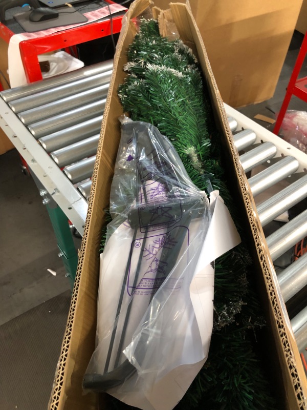 Photo 1 of *USED/SEE NOTES* 7FT Premium Spruce Snow Flocked Artificial Holiday Christmas Tree
