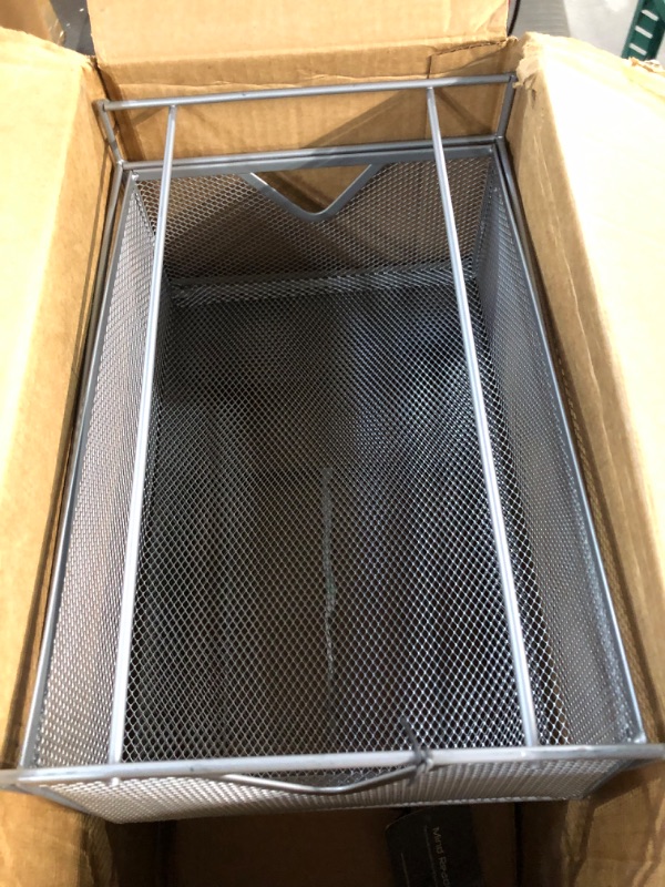 Photo 3 of *NEW* Mind Reader 2 Tier Metal Mesh Storage Baskets 