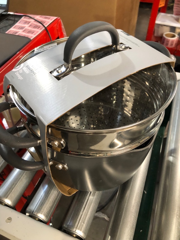 Photo 1 of *NEW* Ceramic Coated Aluminum 6qt Lidded Stock Pot