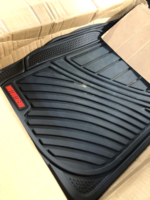 Photo 2 of *USED/SEE NOTES* Motor Trend FlexTough Performance All Weather Rubber Car Floor Mats