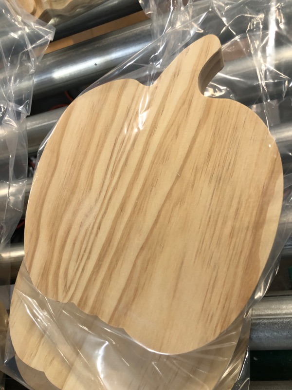 Photo 1 of *NEW* x3  WOODEN PUMPKINS
