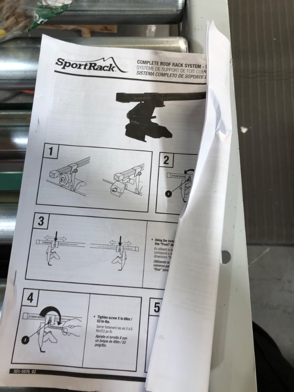 Photo 2 of *USED/SEE NOTES* SportRack Complete Roof Rack System Sr1010