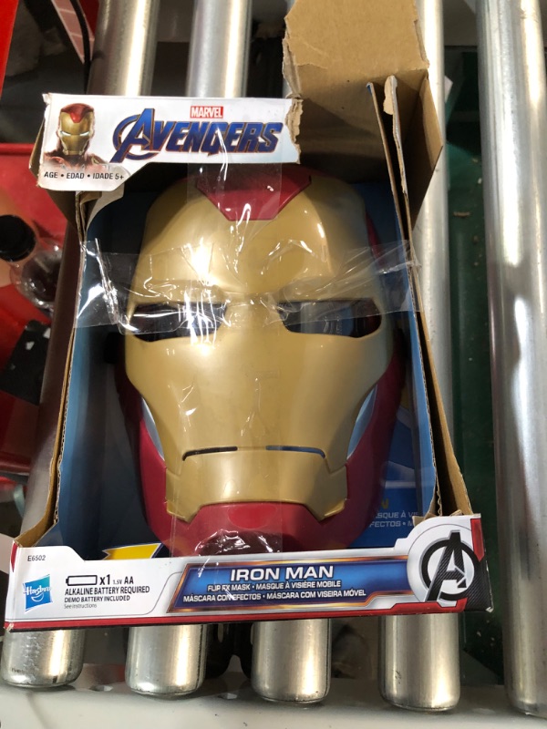 Photo 2 of *USED/SEE NOTES* Avengers Marvel Iron Man Flip FX Mask 