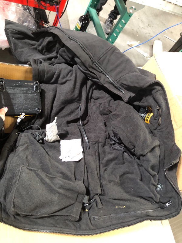 Photo 2 of *USED/SEE NOTES* DEWALT Heated Soft Shell Jacket Kit Medium Solid