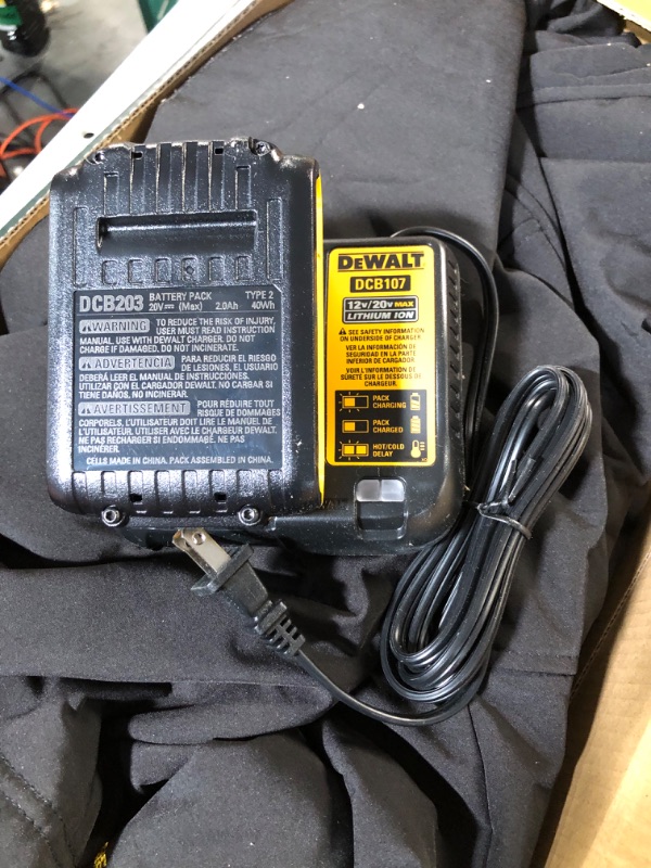 Photo 3 of *USED/SEE NOTES* DEWALT Heated Soft Shell Jacket Kit Medium Solid