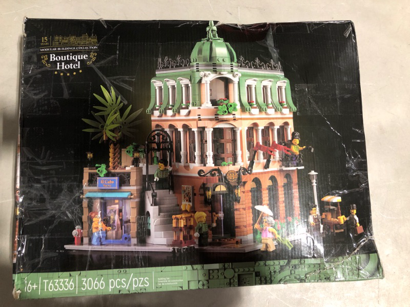 Photo 1 of **USED** MISSING PARTS**  Icons Boutique Hotel 10297 Building Set for Adults (3066 Pieces) Frustration-Free Packaging