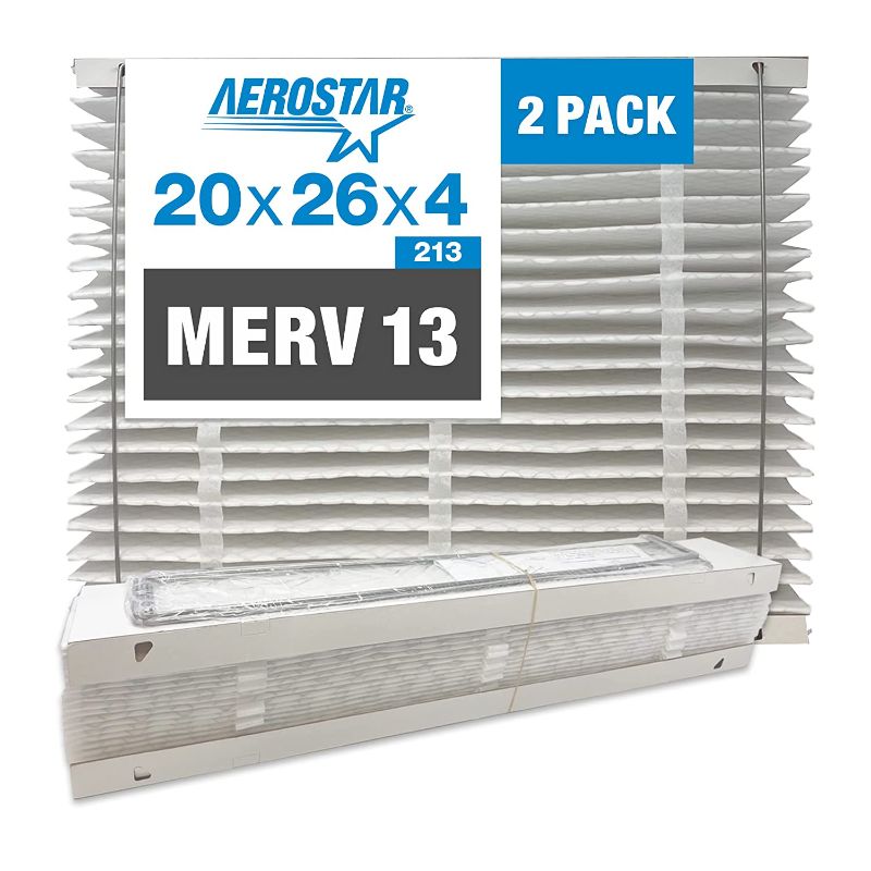 Photo 1 of *USED/SEE NOTES** Aerostar MERV 13 Collapsible Replacement Filter for Aprilaire 213, 2 Pack