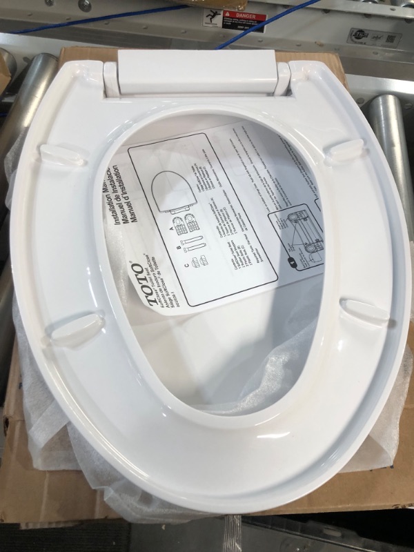 Photo 4 of **NEW***TOTO Cotton White Elongated Slow-Close Toilet Seat