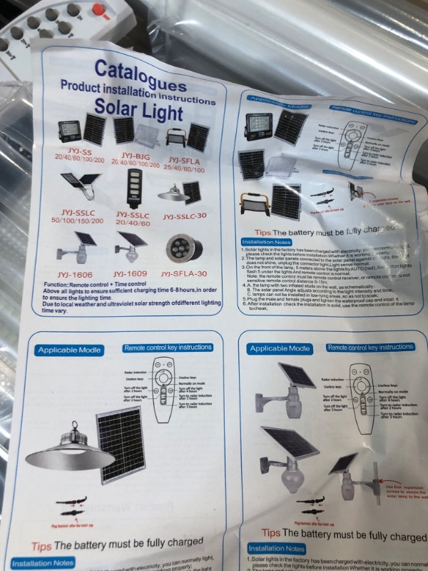 Photo 4 of **USED/SEE NOTES** Solar Street Lights, Solar Outdoor Lights, PIR Motion Sensor,Waterproof 6500k 10000lm Super Bright… 