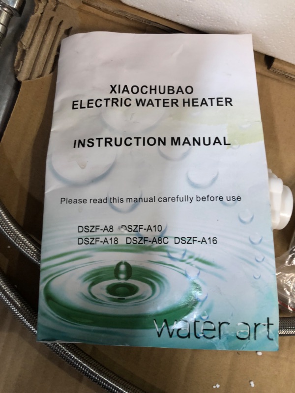 Photo 6 of **USED/UNABLE TO TEST**Lianfengymx Small Energy-saving Electric Water Heater 1500W 10L 110V is Suitable for Installation in Kitchens, Bathrooms, and RVs, and is Convenient for Washing Face, Hands, Vegetables, and Dishes.