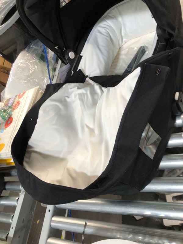 Photo 6 of **USED/SEE NOTES** CYBEX Gazelle S Cot, Deep Black , 33x17x24.4 Inch (Pack of 1) 