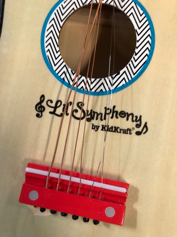 Photo 5 of **USED/SEE NOTES** KidKraft Lil' Symphony Wooden Play Guitar, Kids Musical Instrument Toy, Gift for Ages 3+