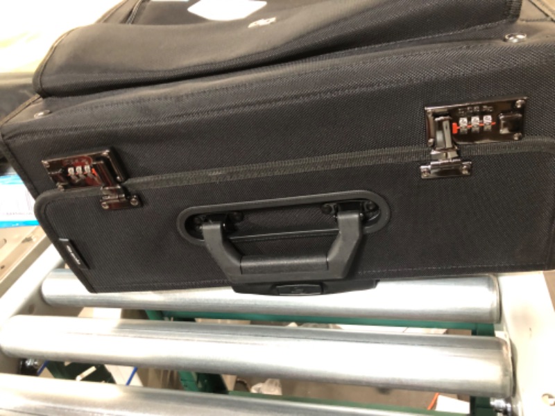 Photo 3 of **USED/SEE NOTES**Solo Classic Rolling Hard Sided Catalog Case With Dual Combination Locks, Black
