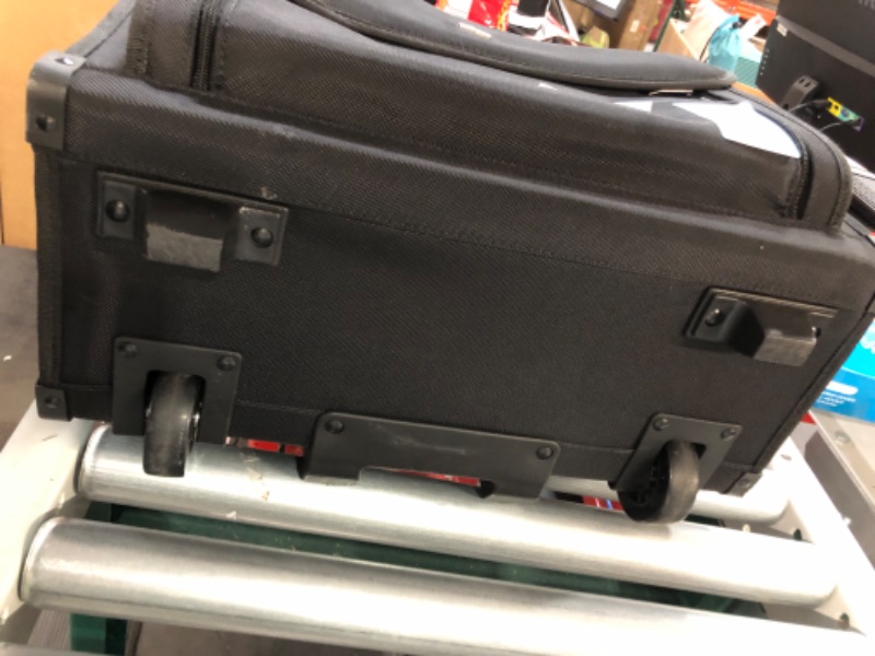 Photo 4 of **USED/SEE NOTES**Solo Classic Rolling Hard Sided Catalog Case With Dual Combination Locks, Black
