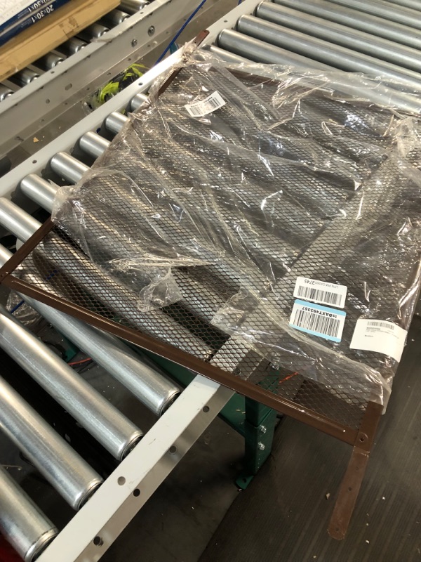 Photo 1 of **SLIGHTLY BENT FROM TRANSPORT** Saint-Gobain ADFORS FSP8511-U Grille, 24" x 34", Brown Brown 24" x 34" Grille