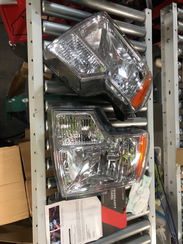 Photo 3 of ***USED*** - Torchbeam Headlight Assembly Compatible with 2009-2014 F150, Chrome Housing