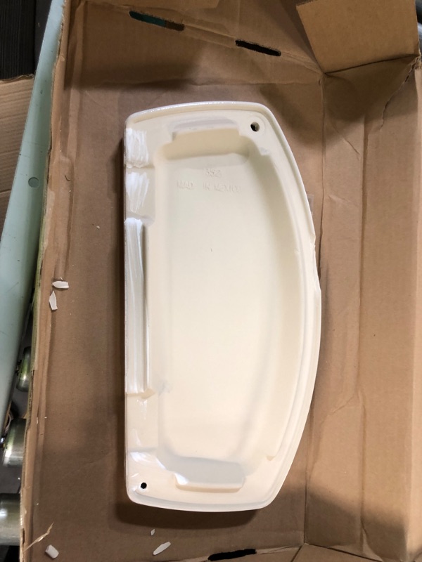 Photo 2 of ***DAMAGED/SEE NOTES AND PHOTOS*** American Standard 735121-400.020 Cadet 3 Toilet Tank Lid, White