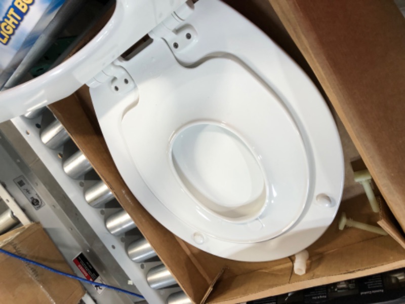 Photo 2 of *USED* MAYFAIR 888SLOW 000 NextStep2 Toilet Seat with Built-In Potty Training Seat White