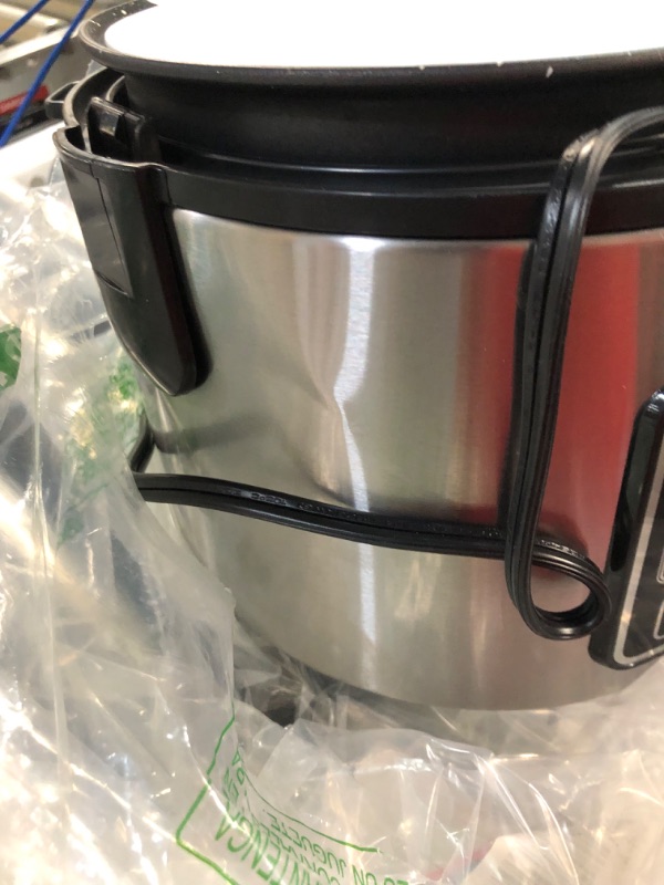 Photo 3 of *FOR PARTS* *SEE NOTES* Aroma Housewares ARC-914SBD Digital Cool-Touch Rice Grain Cooker and Food Steamer, Stainless, Silver,