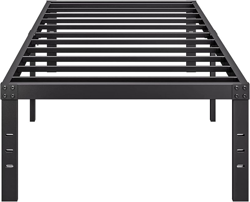 Photo 1 of *BRAND NEW* COMASACH 16 Inch Twin Bed Frames and 6 Pcs Mattress Gaskets, Heavy Duty Metal Platform Bed Frames