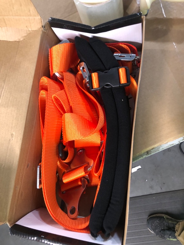 Photo 2 of 4 Point Harness with 2 Inch Padding (Ez Buckle Technology) (Orange)