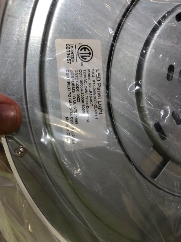 Photo 1 of 13 Inch LED Round Flat Panel Light, 13 inch