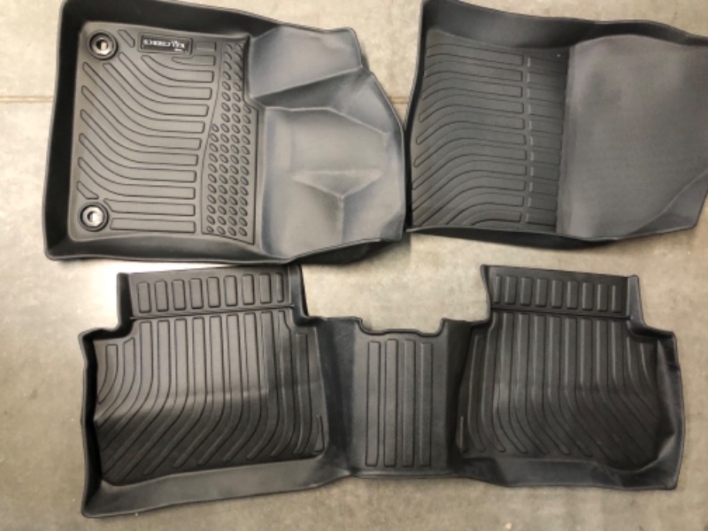 Photo 2 of KELCSEECS Floor Mats Custom for Toyota Prius 2016-2022/ Prius Prime All-Weather Protection Mats TPE Non-Slip Automotive Floor Liners 