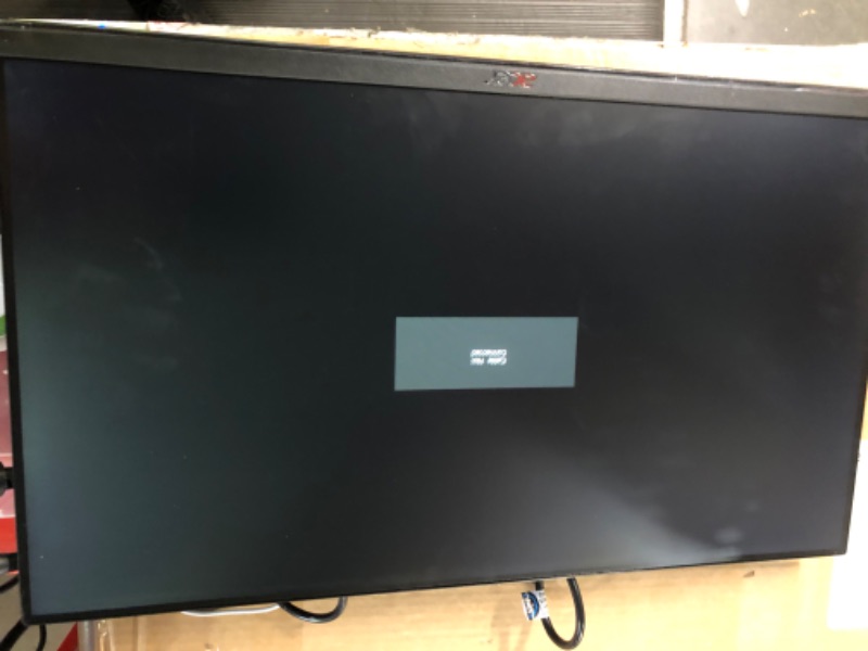 Photo 2 of Acer 23.8” Full HD (1920 x 1080) Ultra-Thin Zero-Frame IPS Monitor with AMD Radeon FREESYNC Technology and 1ms VRB (HDMI Port & VGA Port), black