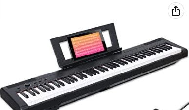 Photo 1 of AODSK 88 Key Full Size Weighted Beginner Digital Piano,Portable Electric Piano 