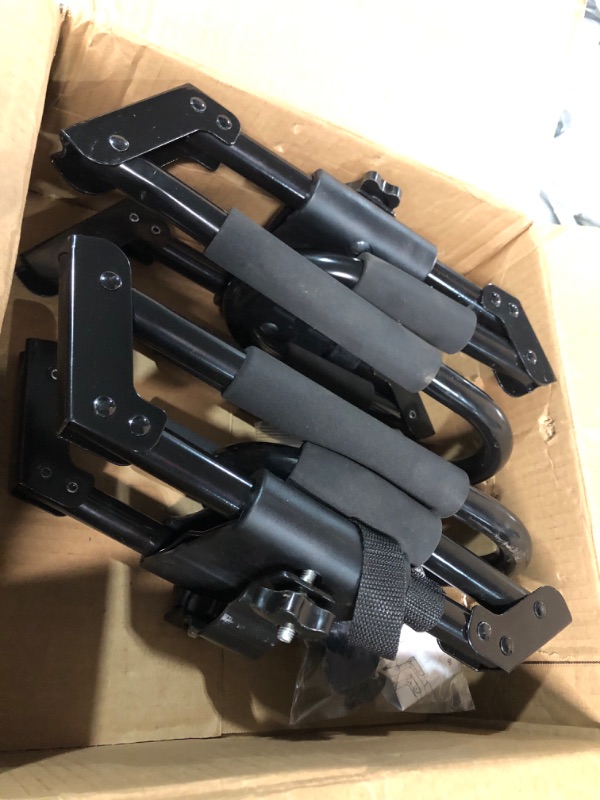 Photo 1 of Kayak Roof Rack Foldable Kayak Roof Carrier Rack for Car, SUV, Pickup, Trucks, Kayaks Canoes Paddle Board Car Rack