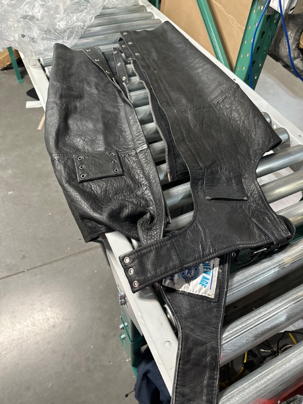 Photo 2 of         
 
Visit the HWK Store  3,202
HWK Motorcycle Leather Chaps Pants Biker Cowboy Riding Racing Black Genuine Leather Chap