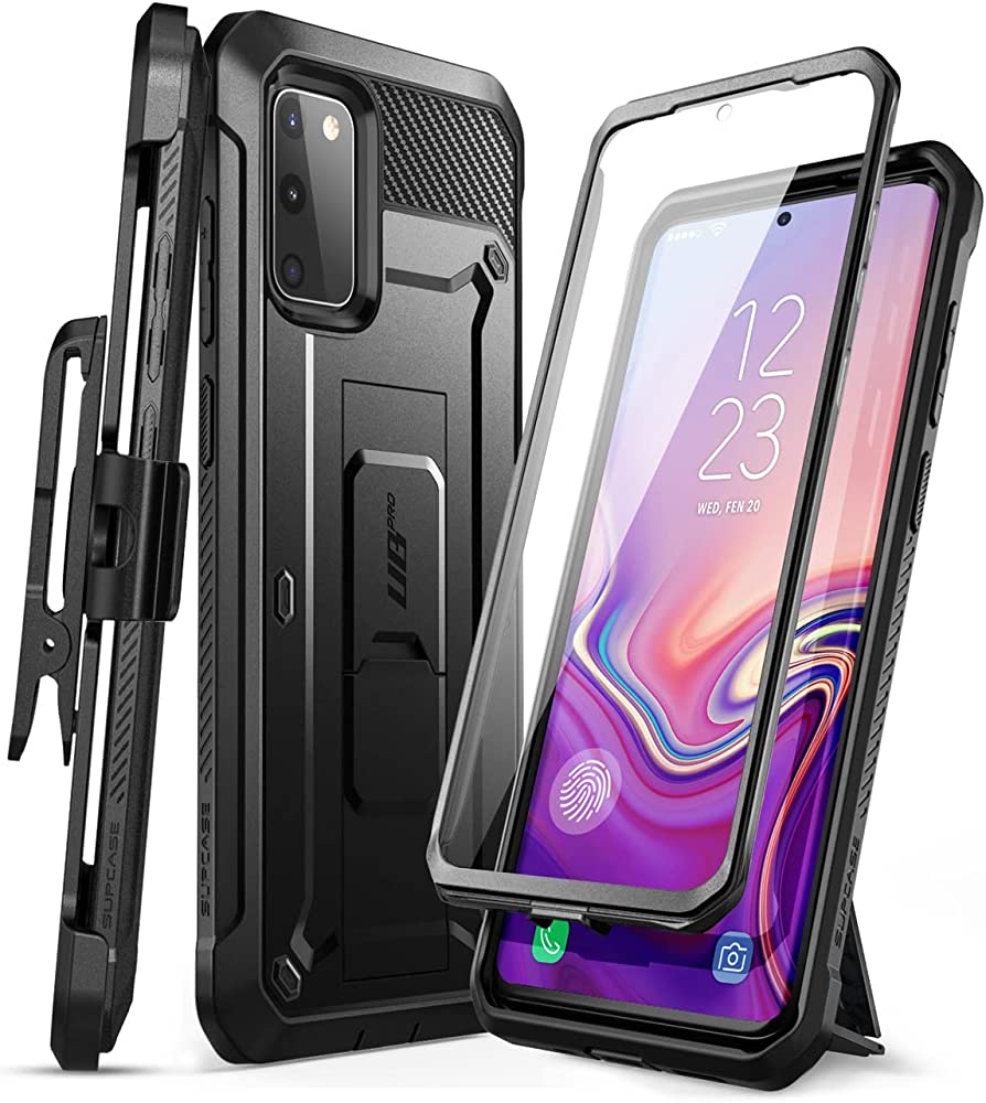 Photo 1 of 4.6 out of 5 stars11,722 Reviews
SUPCASE Unicorn Beetle Pro Series Designed for Samsung Galaxy S20 FE (2020 Release), Full-Body Dual Layer Rugged Holster & Kickstand Case with Built-in Screen Protector (Black)