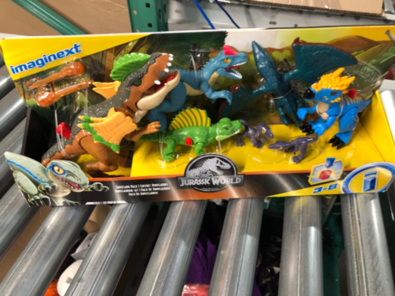 Photo 2 of Fisher Price Imaginext Jurassic World: Dominion Dinosaur Figure Set 7pc