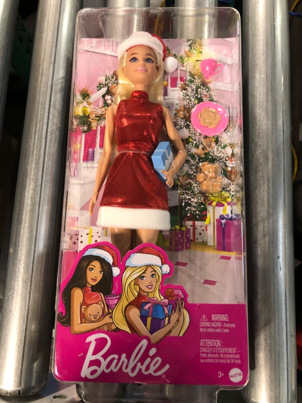 Photo 2 of Barbie Santa Doll Blonde Hair