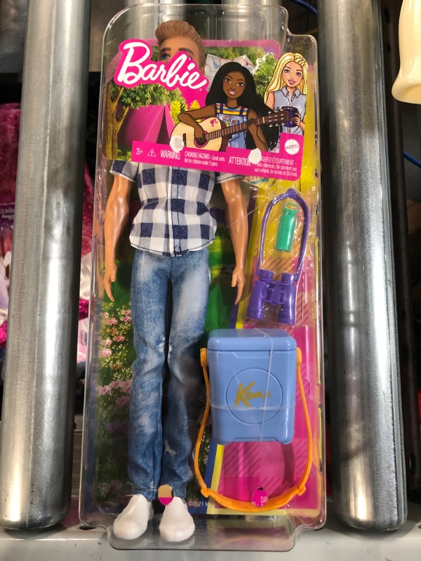 Photo 2 of ?Barbie It Takes Two Ken Camping Doll - Plaid Shirt