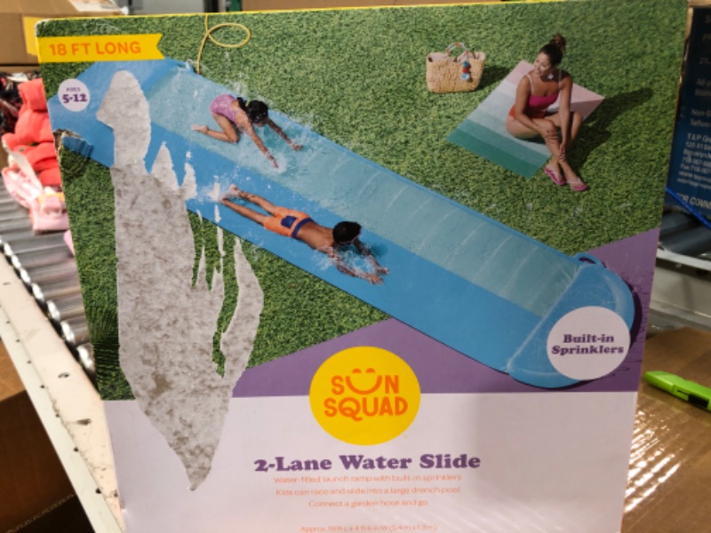 Photo 1 of 2 lane water slide 18 ft
