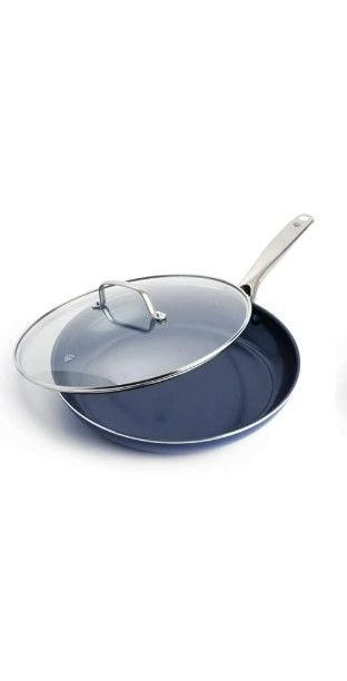 Photo 2 of **USED**Blue Diamond Cookware Diamond Infused Ceramic Nonstick 12" Frying Pan Skillet, 